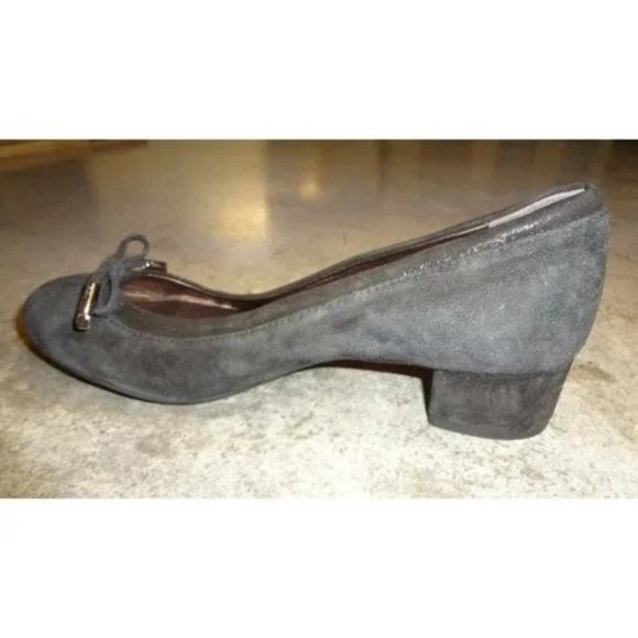 🆕 AGL Attilio Giusti Leombruni Kristin Block Heel Suede Pump Shoes 7.5 - Picture 10 of 11